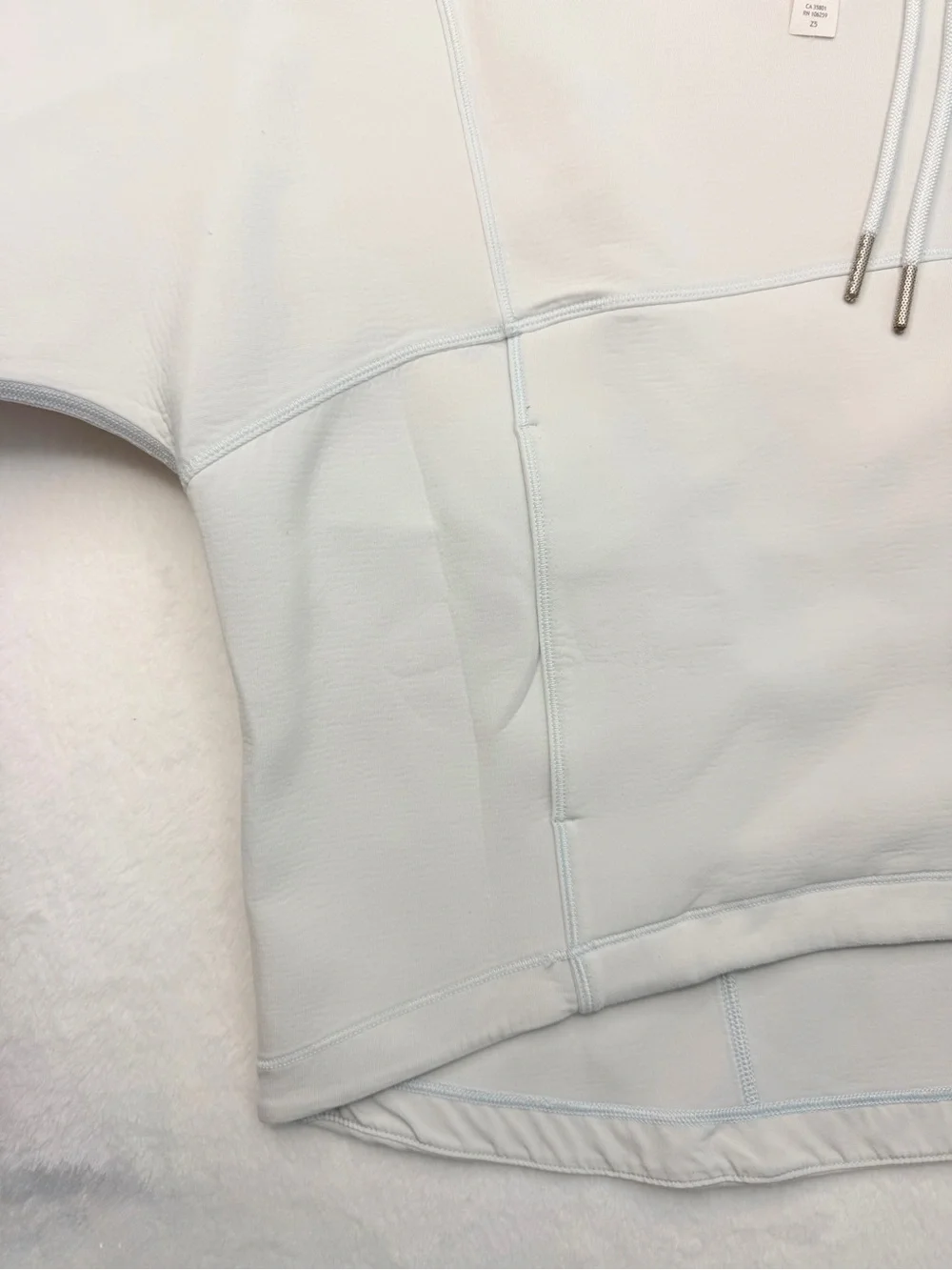 Lululemon Athletic Cropped Blue hoodie Sweatshirt Size 6